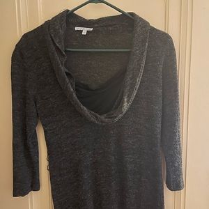 Drop neck sweater